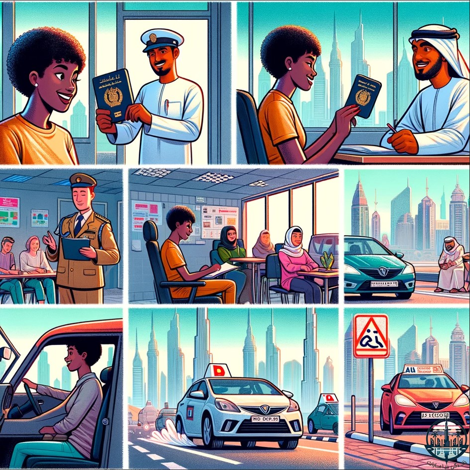 مراحل دریافت گواهینامه رانندگی در دبی