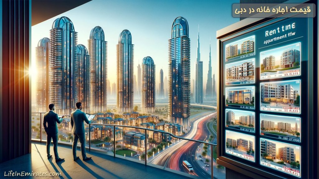 قیمت اجاره خانه آپارتمان در دبی