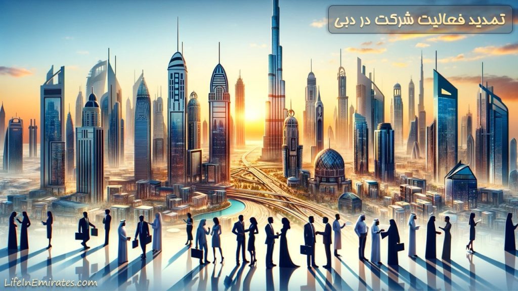 تمدید مجوز شرکت در دبی