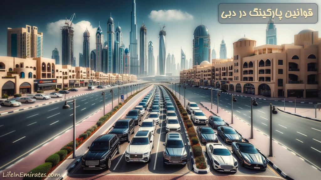 جریمه پارک ماشین در دبی